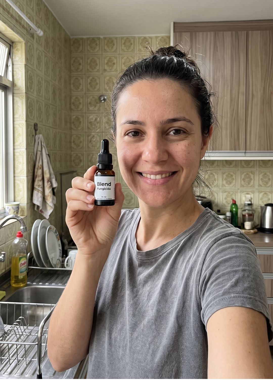 Cliente com o Blend Fungicida