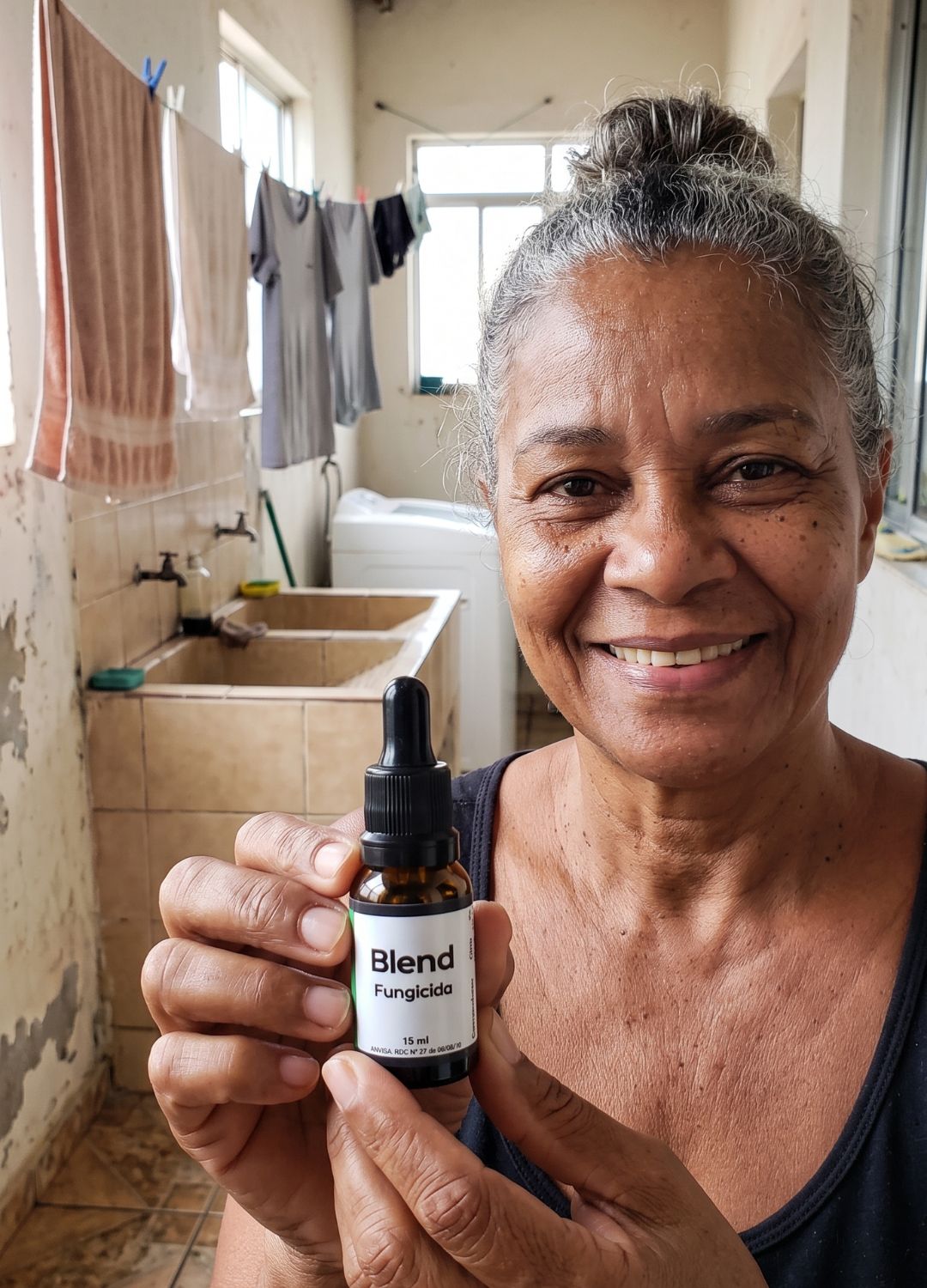 Cliente com o Blend Fungicida