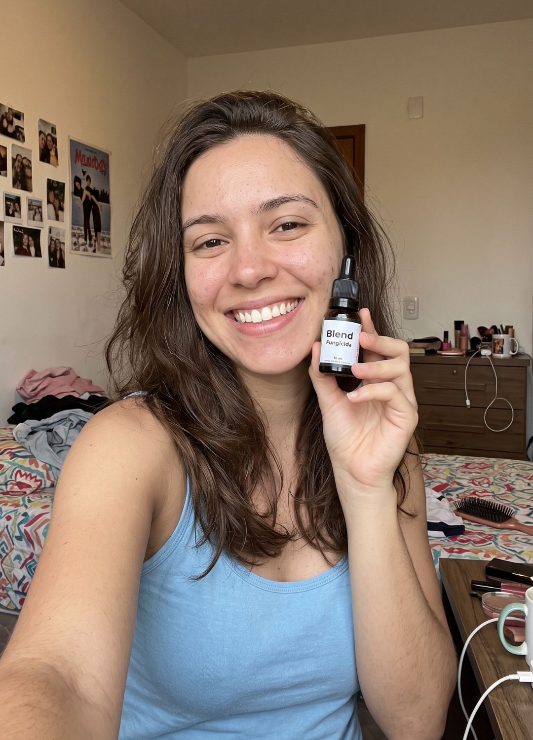 Cliente com o Blend Fungicida